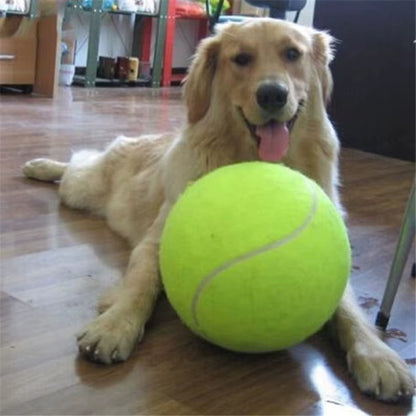 9.5 Inches Dog Tennis Ball Giant Pet Toy Tennis Ball Dog Chew Toy Signature Mega Jumbo Kids Toy Ball for Pet Supplies .