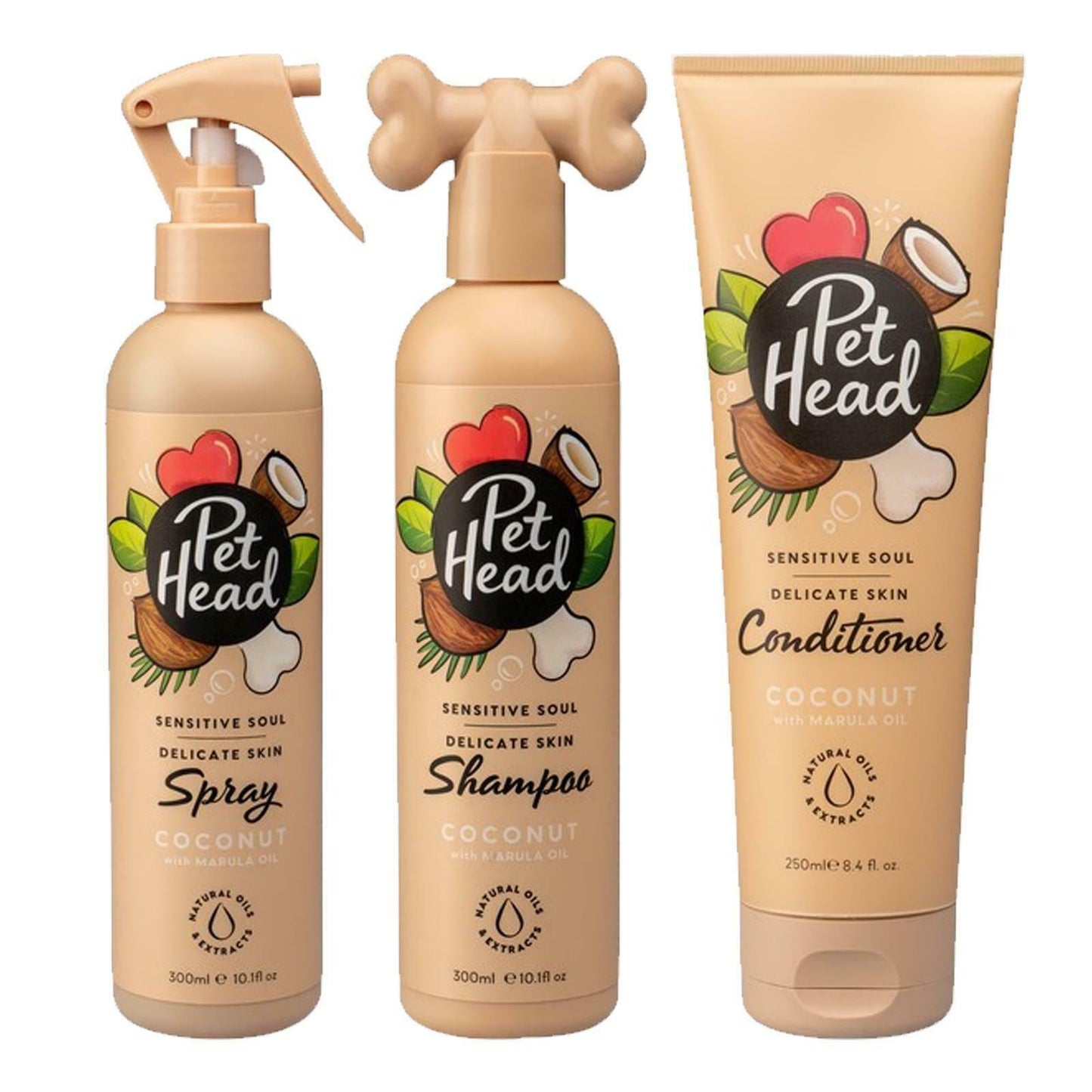 Pet Head Dog Shampoo Conditioner Sensitive Puppy Pet Spray All Flavour