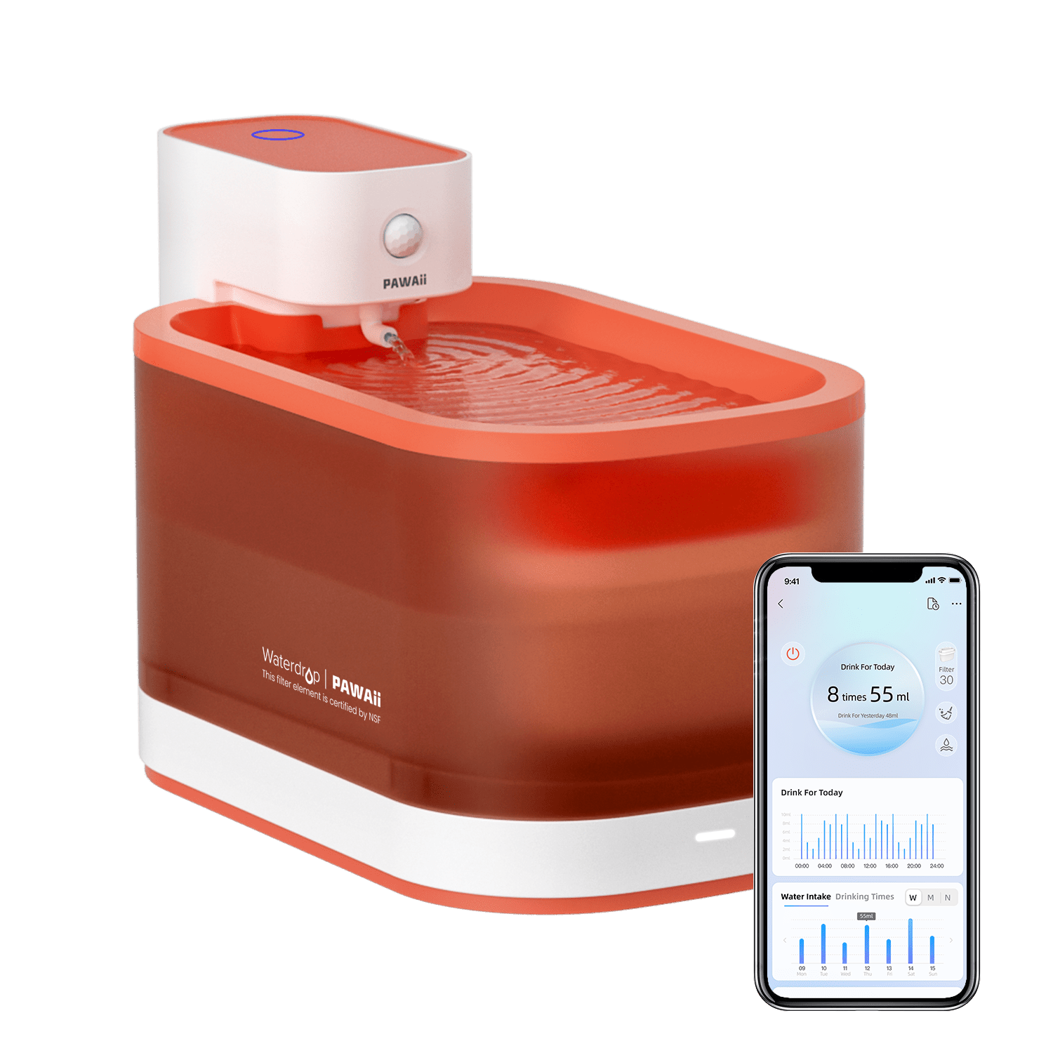 Waterdrop Wireless Pet Water Fountain Pro