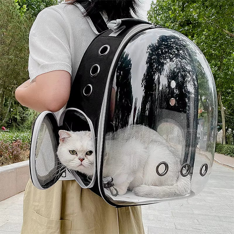 Space Pet Backpacks Pet Cat Carrying Bag Small Aanimal Carrier Cat Travel Bags Breathable Shoulder Handling Bag