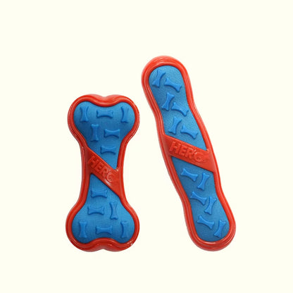 Dog Toys Squeaking Stick and Bone Floatable Springy Suitable for Tossing and Chasing Soft