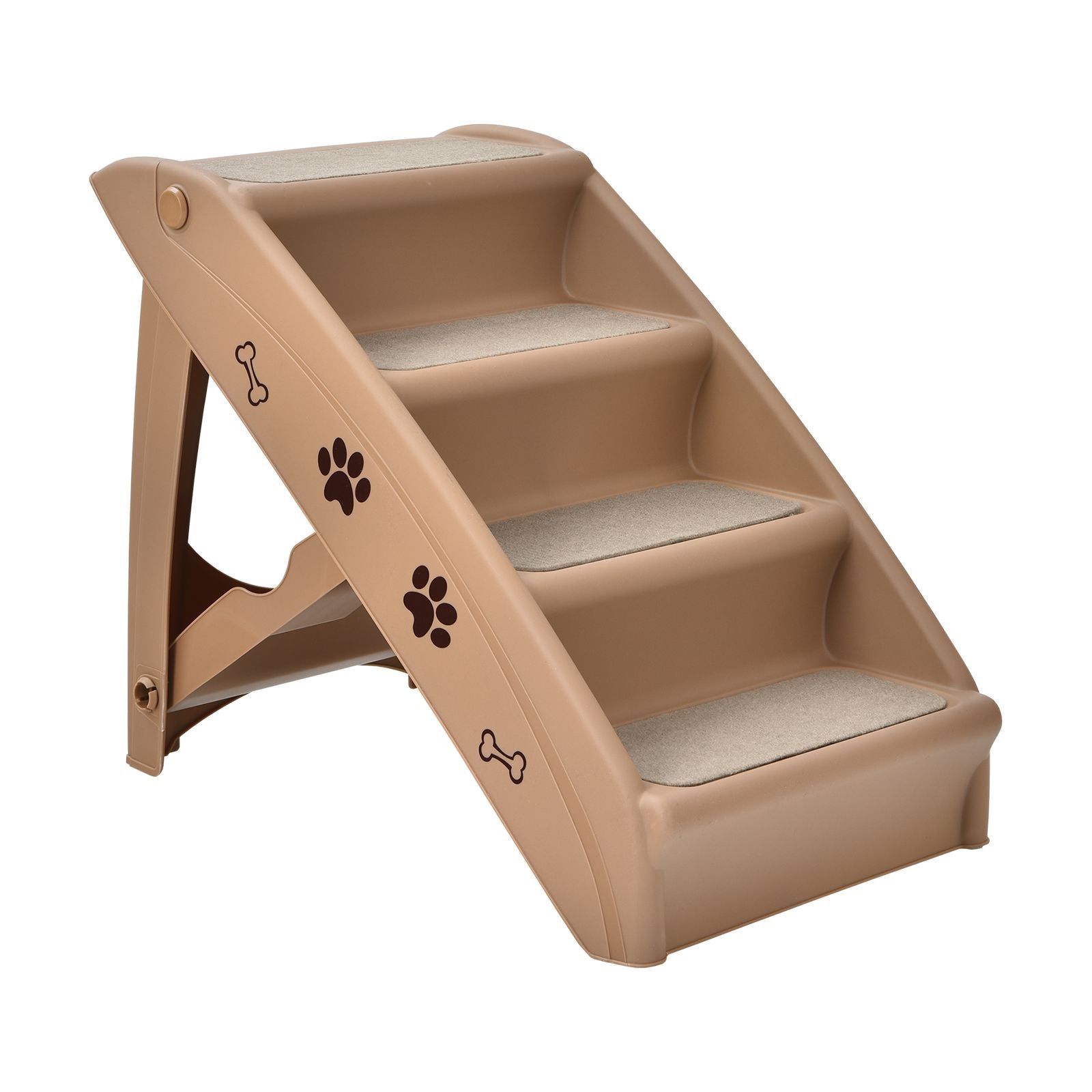 4-Step Pet Stairs with Non-Slip Foot Pads