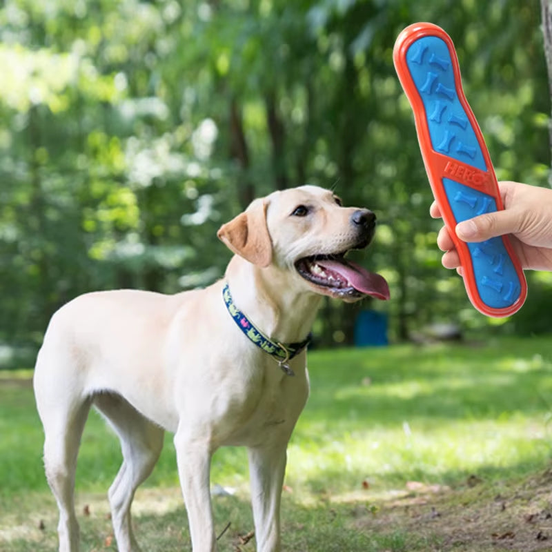 Dog Toys Squeaking Stick and Bone Floatable Springy Suitable for Tossing and Chasing Soft