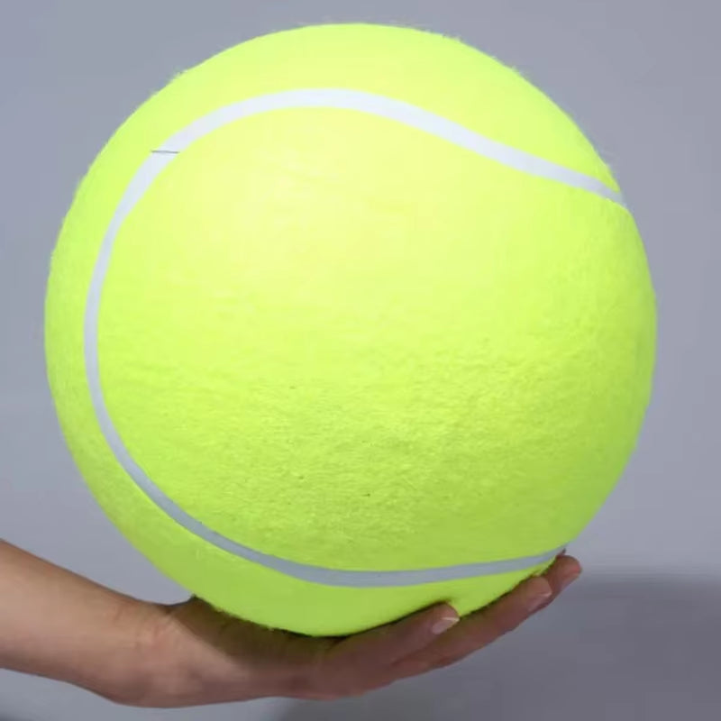 9.5 Inches Dog Tennis Ball Giant Pet Toy Tennis Ball Dog Chew Toy Signature Mega Jumbo Kids Toy Ball for Pet Supplies .