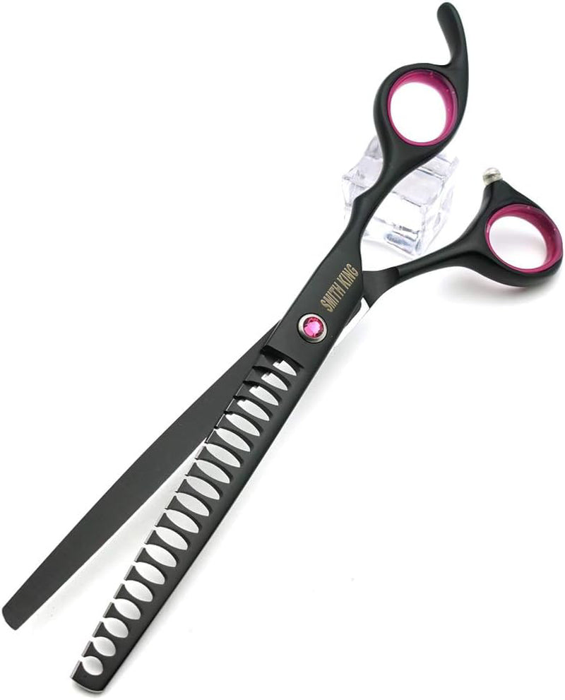 Professional Dog Grooming Scissors Set 7" Straight Thinning Curved Chunkers