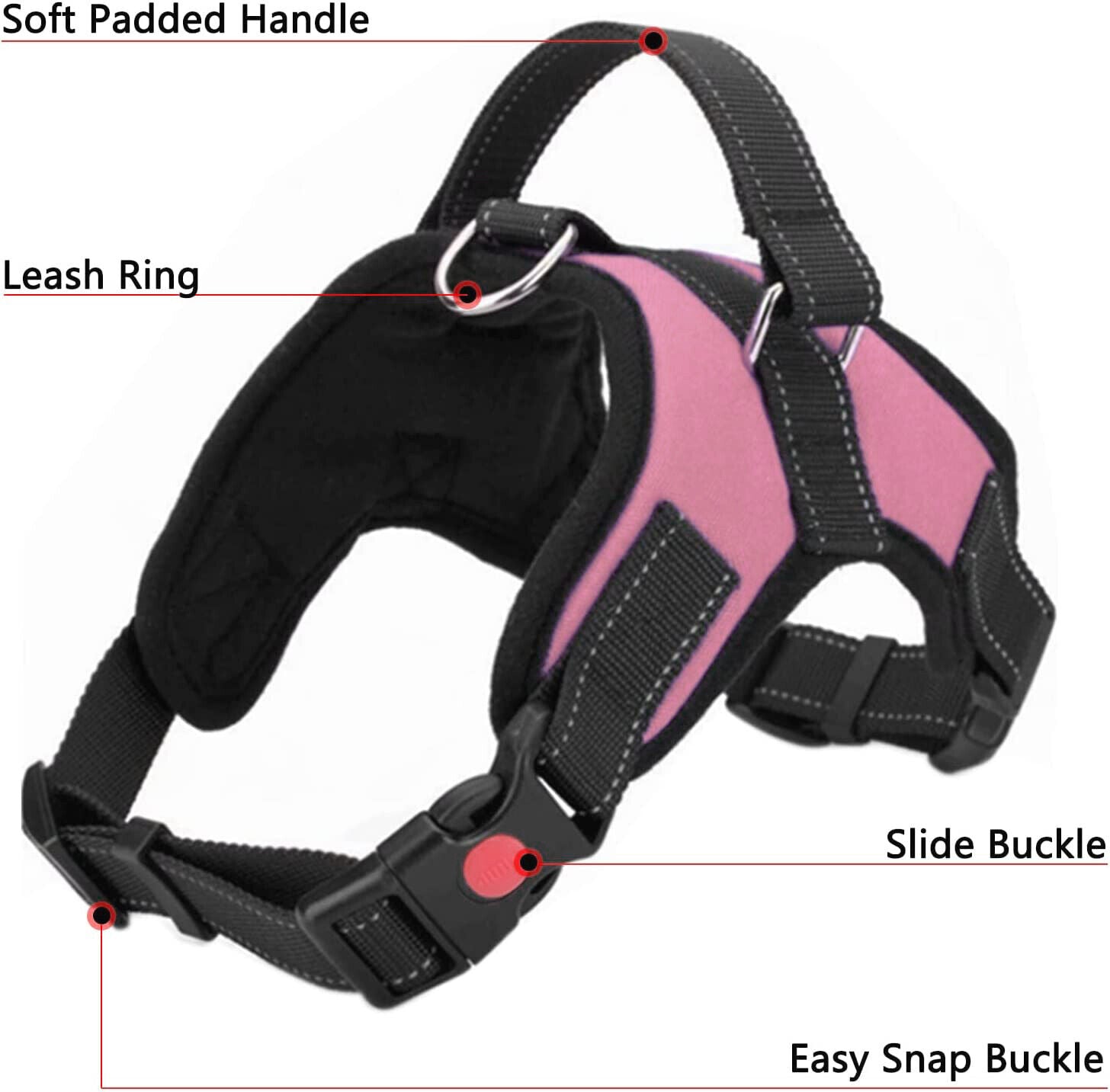 Dog Harness No Pull for Small Medium Large Dogs anti Pull Strong and Adjustable