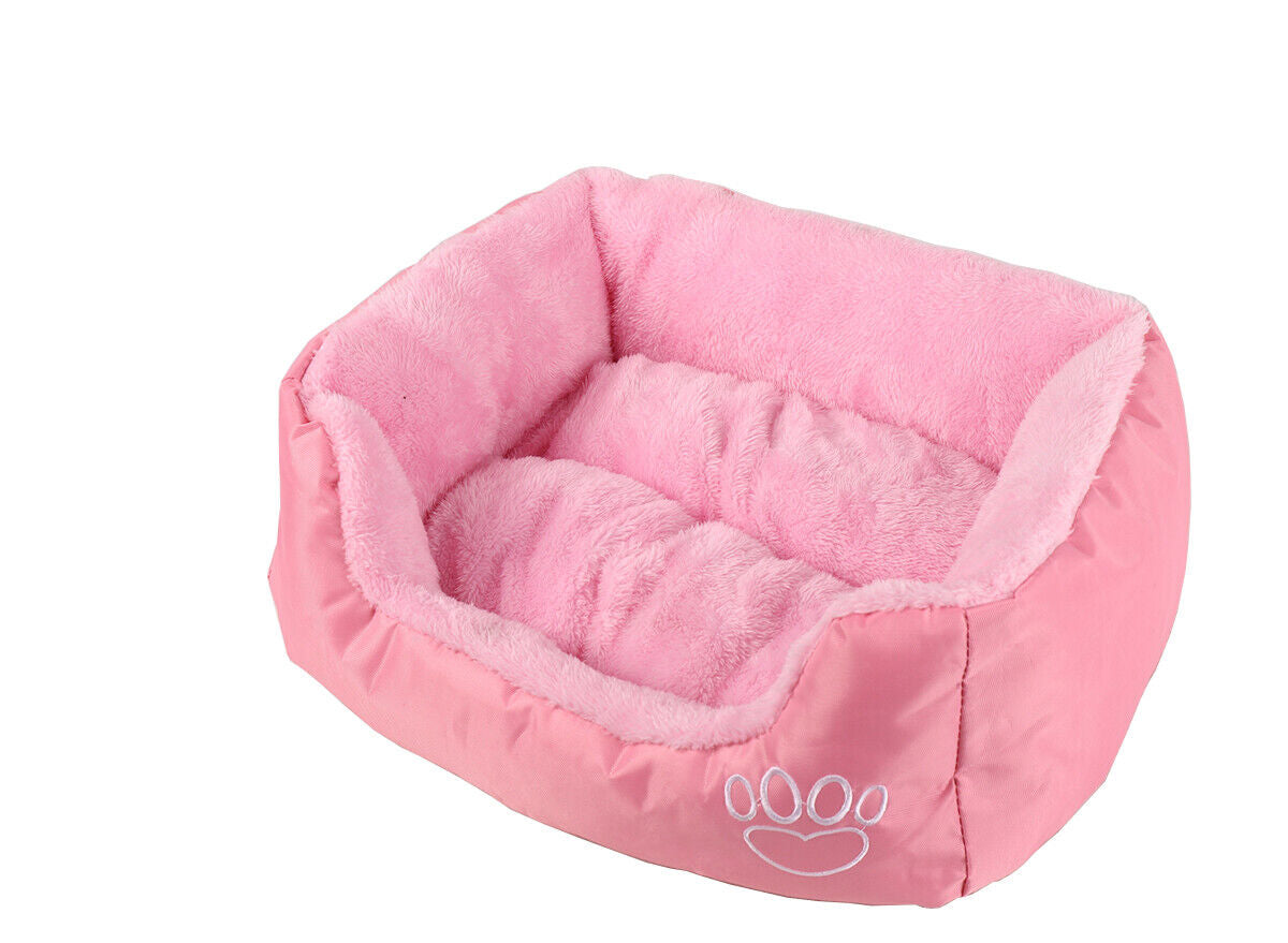 Pet Dog Bed Cat Beds Luxury Soft Washable Puppy Cushion Warm Pet Basket-S M L XL