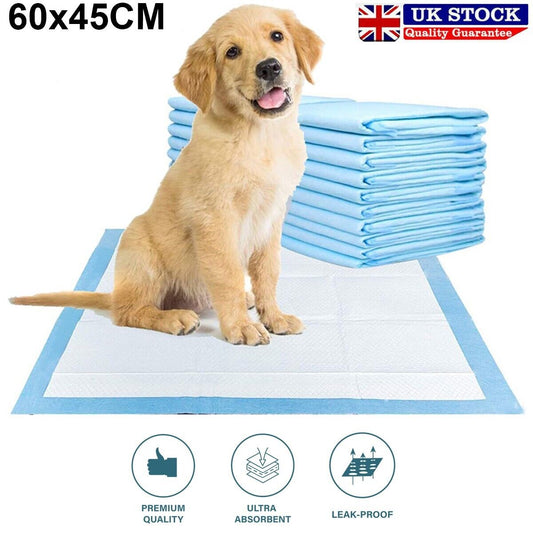 30 Large Puppy Training Trainer Train Pads Toilet Pee Wee Poo Dog Pet Cat Mats