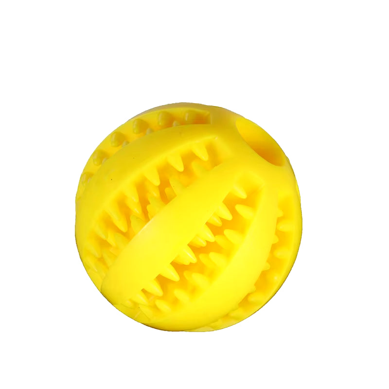 Natural Rubber Pet Dog Toys Dog Chew Toys Tooth Cleaning Treat Ball Extra-Tough Interactive Elasticity Ball5Cm for Pet Products