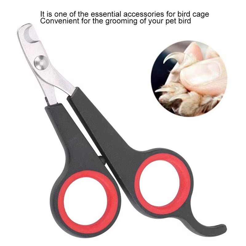 Bird Nail Clipper Parrot Claw Trimmer Grooming Tool Nail Scissors Pet Bird Small Animals Accessory for Hamsters Rabbit