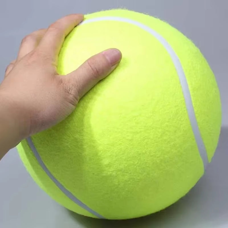 9.5 Inches Dog Tennis Ball Giant Pet Toy Tennis Ball Dog Chew Toy Signature Mega Jumbo Kids Toy Ball for Pet Supplies .