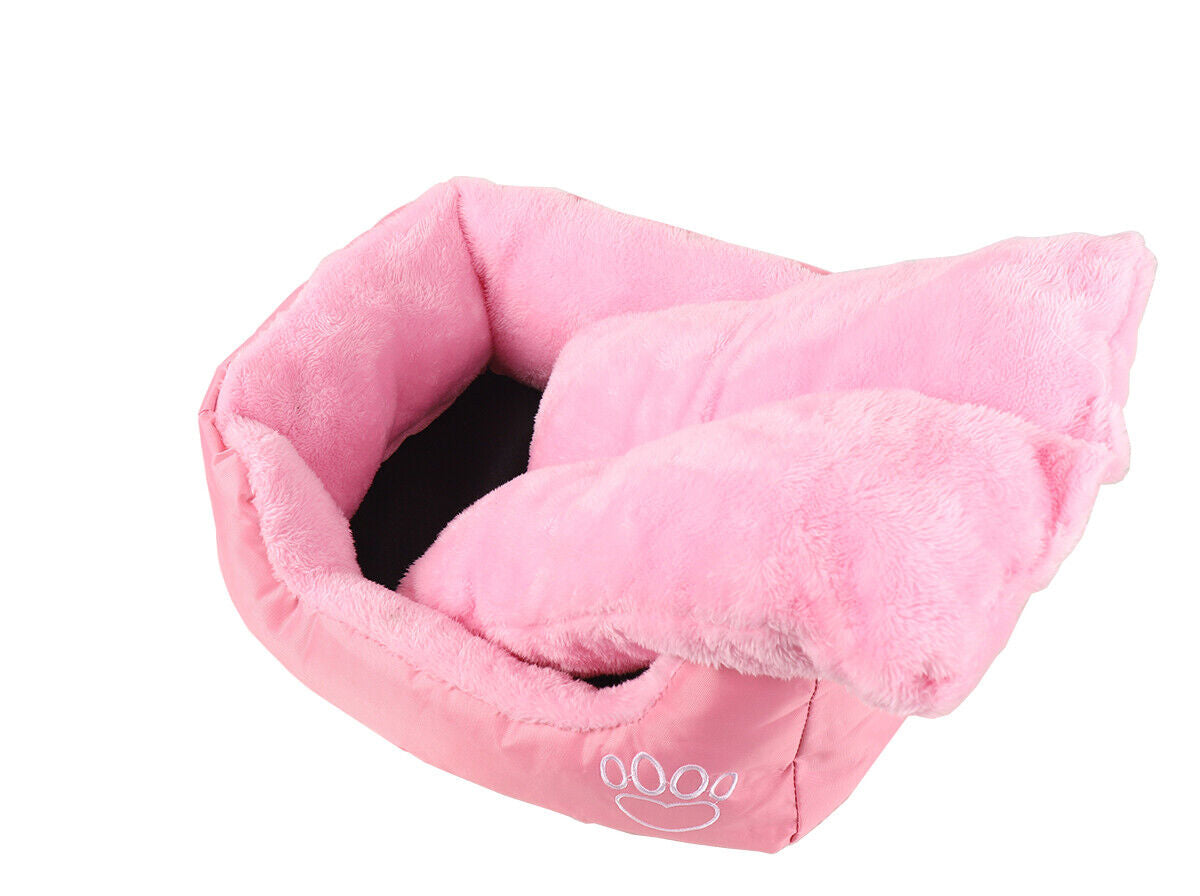 Pet Dog Bed Cat Beds Luxury Soft Washable Puppy Cushion Warm Pet Basket-S M L XL