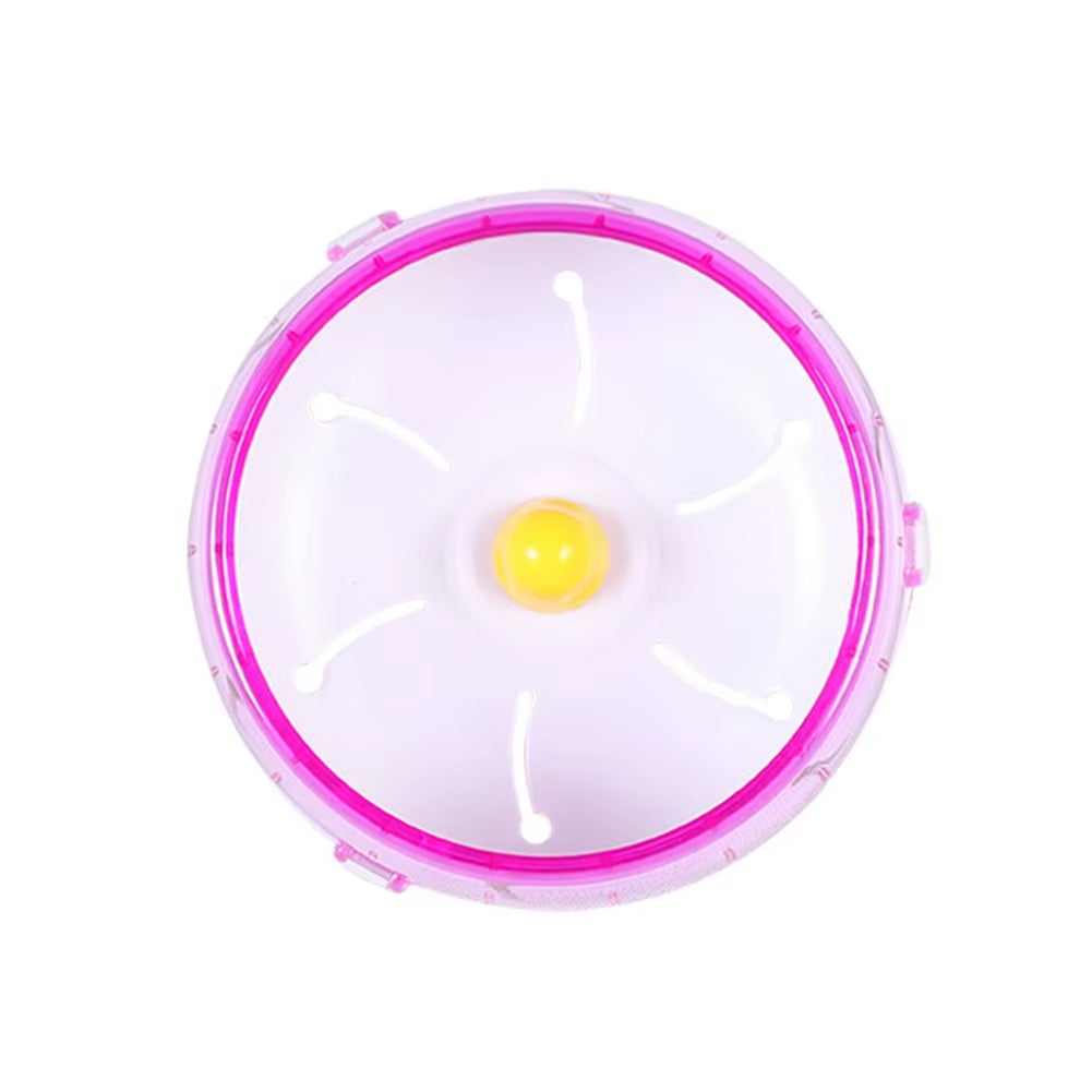 Pet Hamster Running Wheel Toy Roller round Silent Cage Exercise Wheel Silent Spinner for Small Pet Hamsters Mice Rat Gerbils