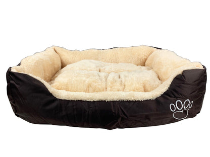 Pet Dog Bed Cat Beds Luxury Soft Washable Puppy Cushion Warm Pet Basket-S M L XL