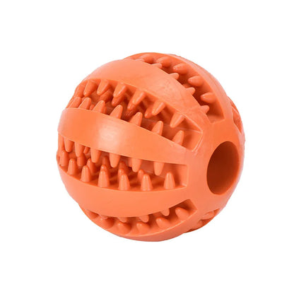 Natural Rubber Pet Dog Toys Dog Chew Toys Tooth Cleaning Treat Ball Extra-Tough Interactive Elasticity Ball5Cm for Pet Products