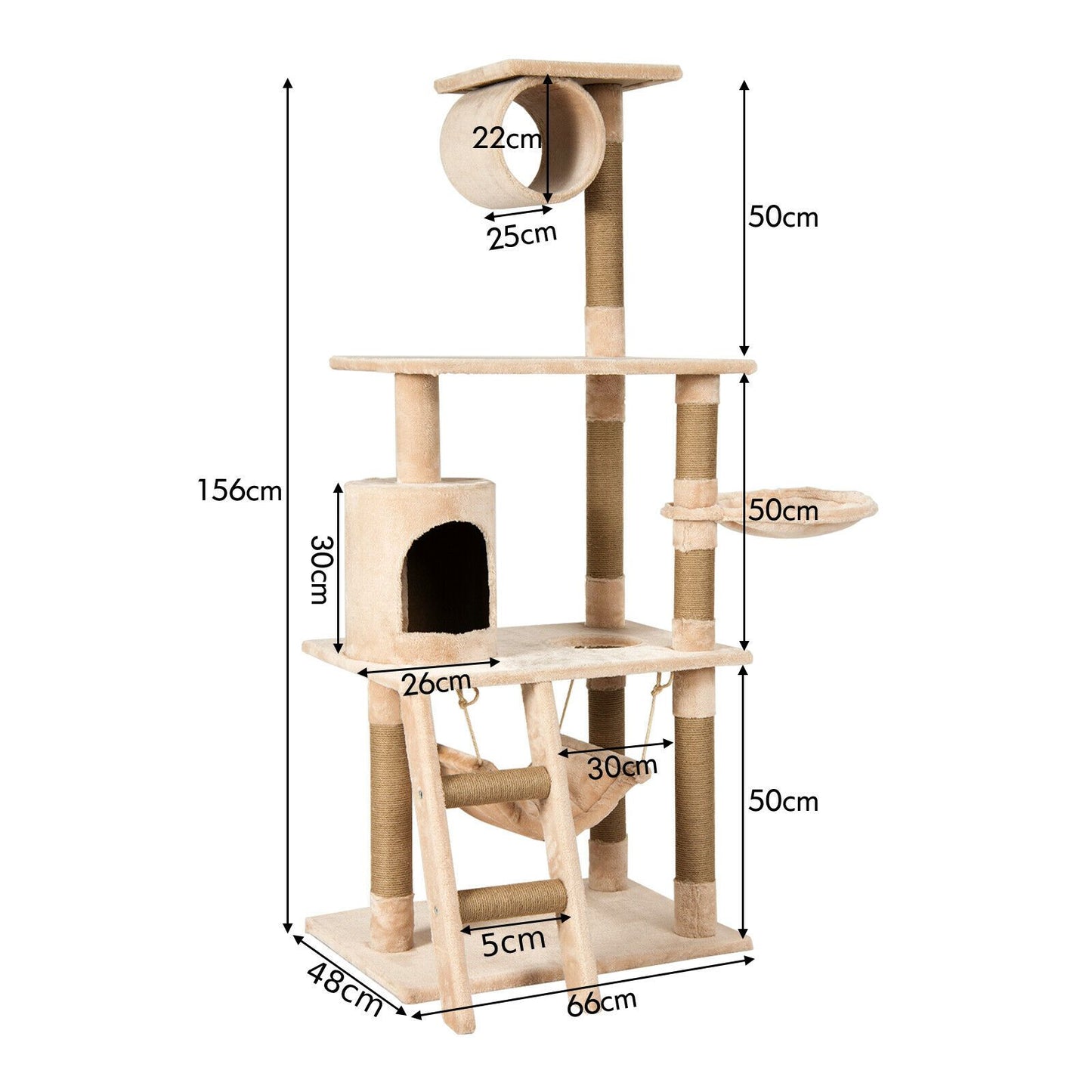 Multi-Level Cat Scratch Post Tree